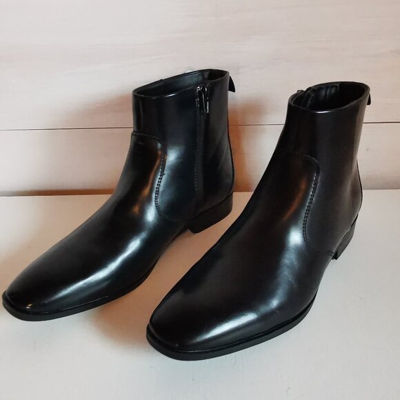 Men's New Alfani " Ashton Black"  Boots - 9M - Picture 5 of 9